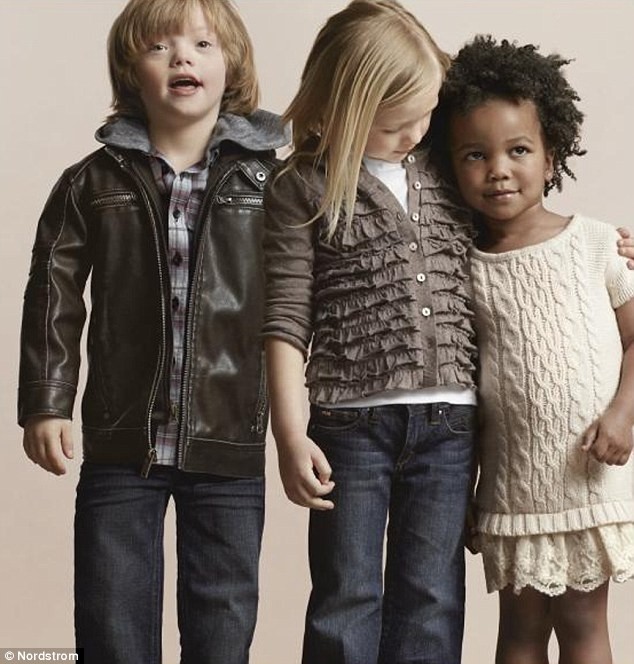 Bên cạnh cô bé Valentina, Ryan Langstons(ảnh trái), một người mẫu 6 tuổi đến từ Garwood, New Jersey, cũng mắc hội chứng Down. Đầu năm nay, cậu bé cũng xuất hiện trong chiến dịch quảng cáo Nordstrom và Target.